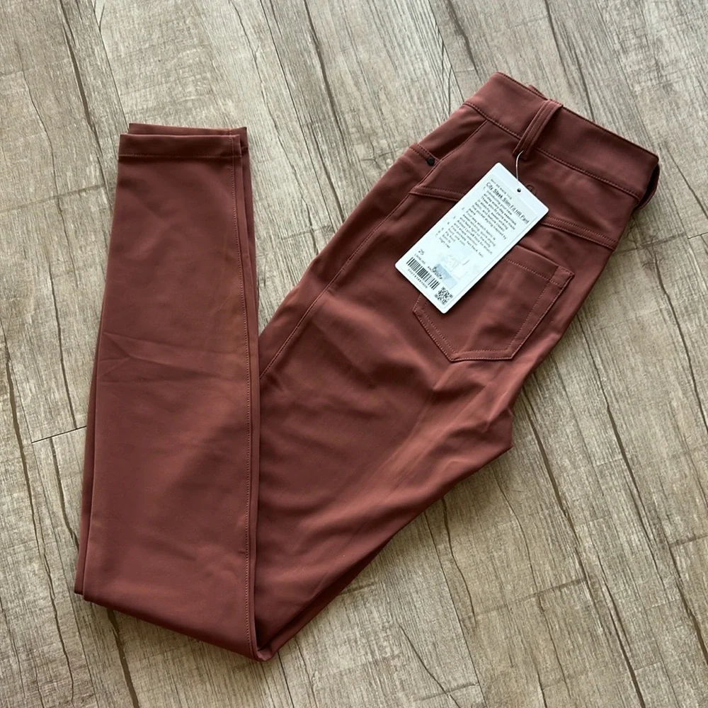 Lululemon NWT City Sleek Slim-Fit 5 Pocket HR Pant, 25, in Ancient Copper - Picture 8 of 13